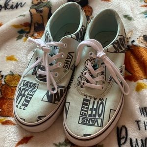 Teal Vans Off The Wall Sneakers